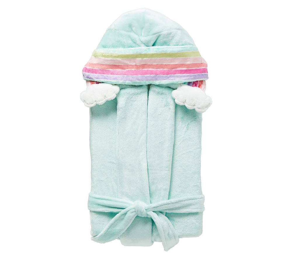 Rainbow Hooded Robe